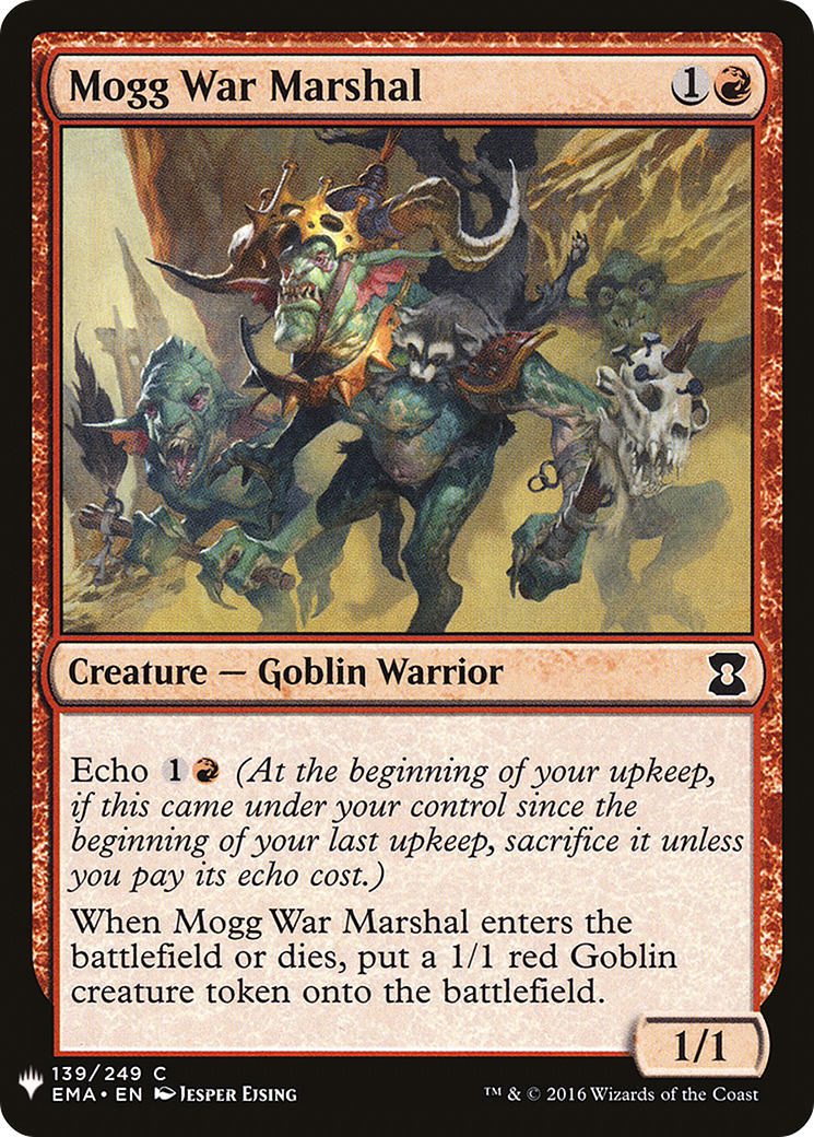 Mogg War Marshal [Mystery Booster] | Grognard Games
