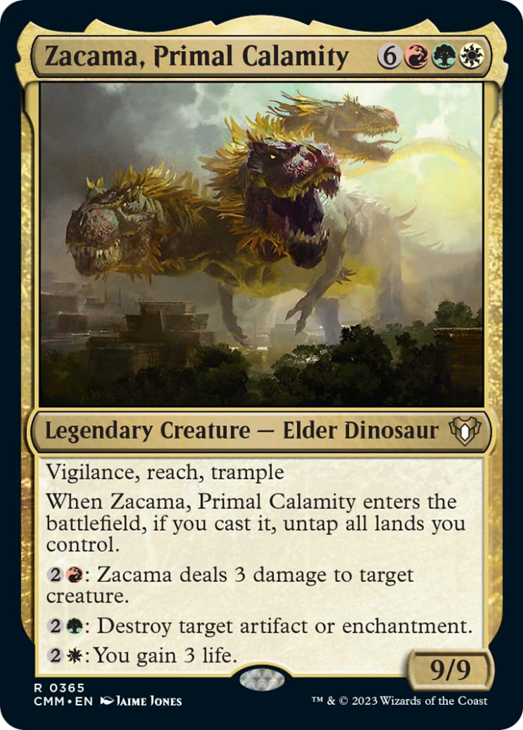 Zacama, Primal Calamity [Commander Masters] | Grognard Games