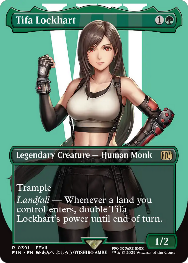 Tifa Lockhart (FIN-391) - FINAL FANTASY (Borderless) | Grognard Games