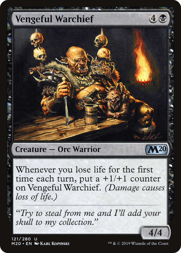 Vengeful Warchief [Core Set 2020] | Grognard Games