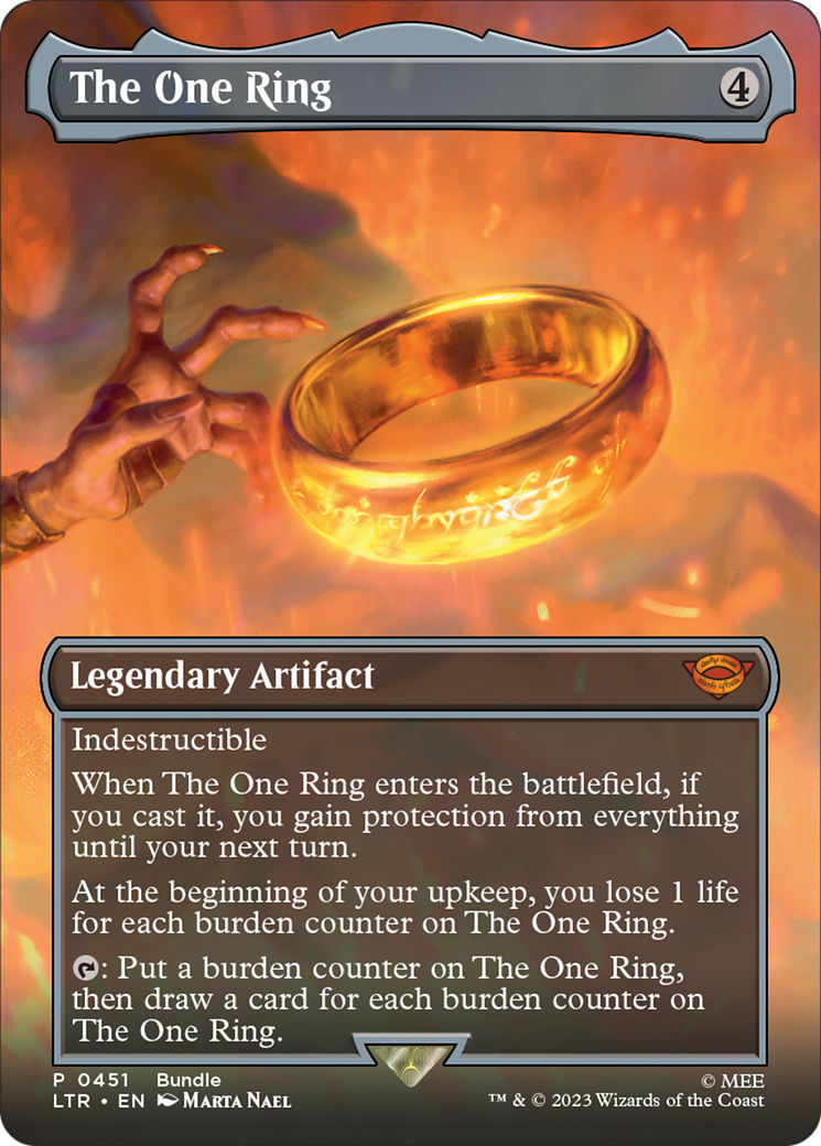 The One Ring (Borderless Alternate Art) [The Lord of the Rings: Tales of Middle-Earth] | Grognard Games