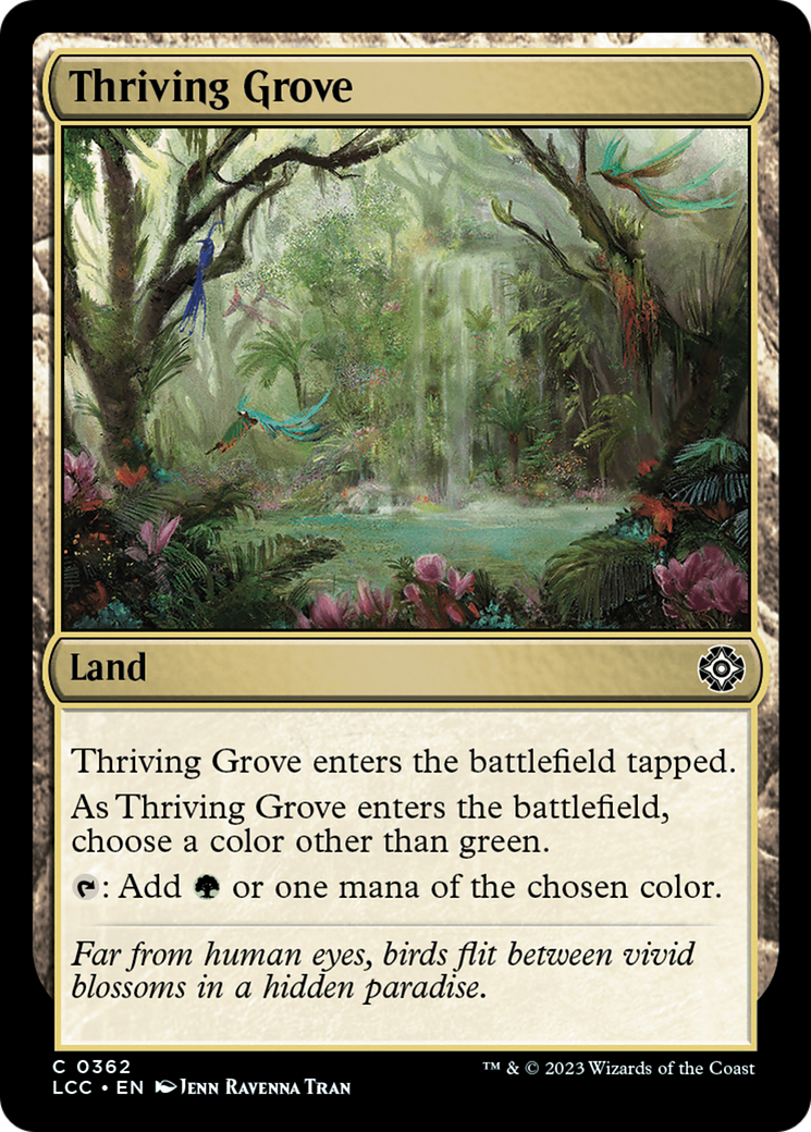 Thriving Grove [The Lost Caverns of Ixalan Commander] | Grognard Games