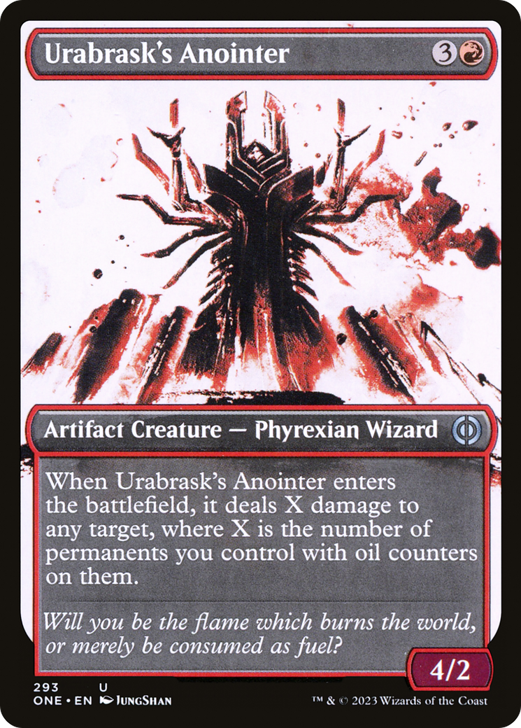 Urabrask's Anointer (Showcase Ichor) [Phyrexia: All Will Be One] | Grognard Games