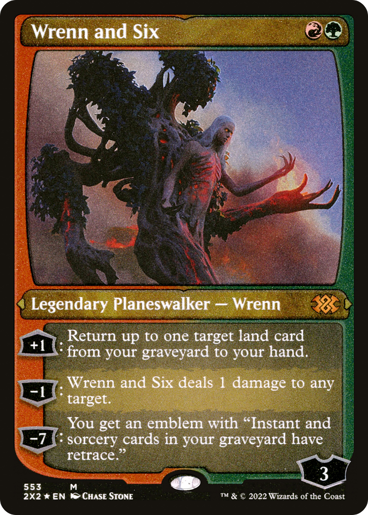 Wrenn and Six (Foil Etched) (2X2-553) - Double Masters 2022 Foil | Grognard Games
