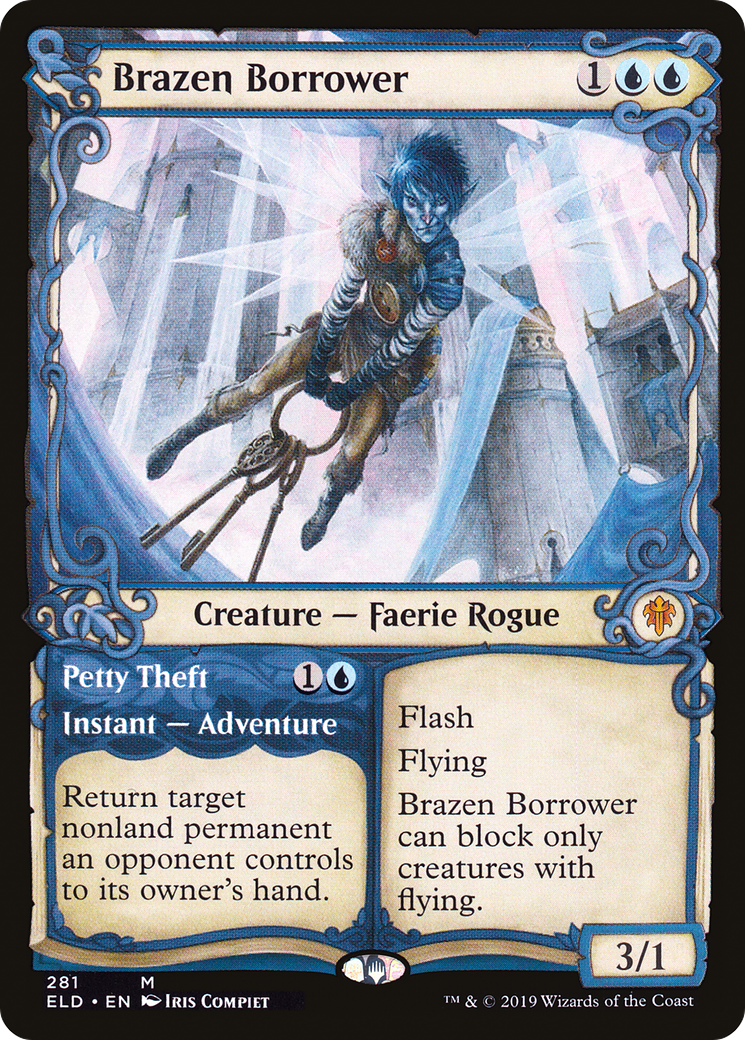 Brazen Borrower // Petty Theft (Showcase) [Throne of Eldraine] | Grognard Games