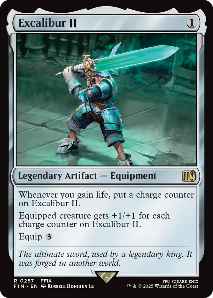 Excalibur II (FIN-257) - FINAL FANTASY Foil | Grognard Games