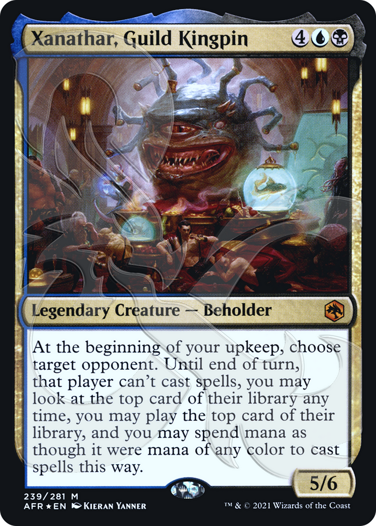 Xanathar, Guild Kingpin (Ampersand Promo) [Dungeons & Dragons: Adventures in the Forgotten Realms Promos] | Grognard Games