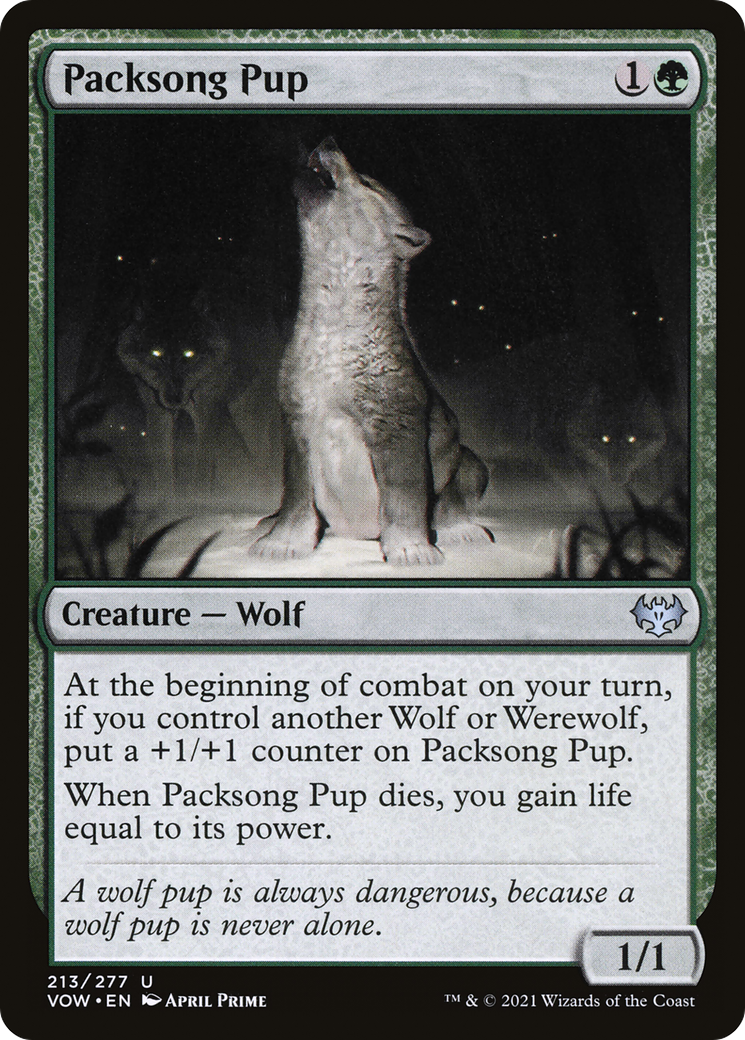 Packsong Pup [Innistrad: Crimson Vow] | Grognard Games