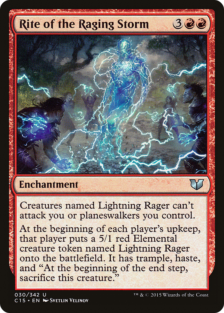 Rite of the Raging Storm [Commander 2015] | Grognard Games