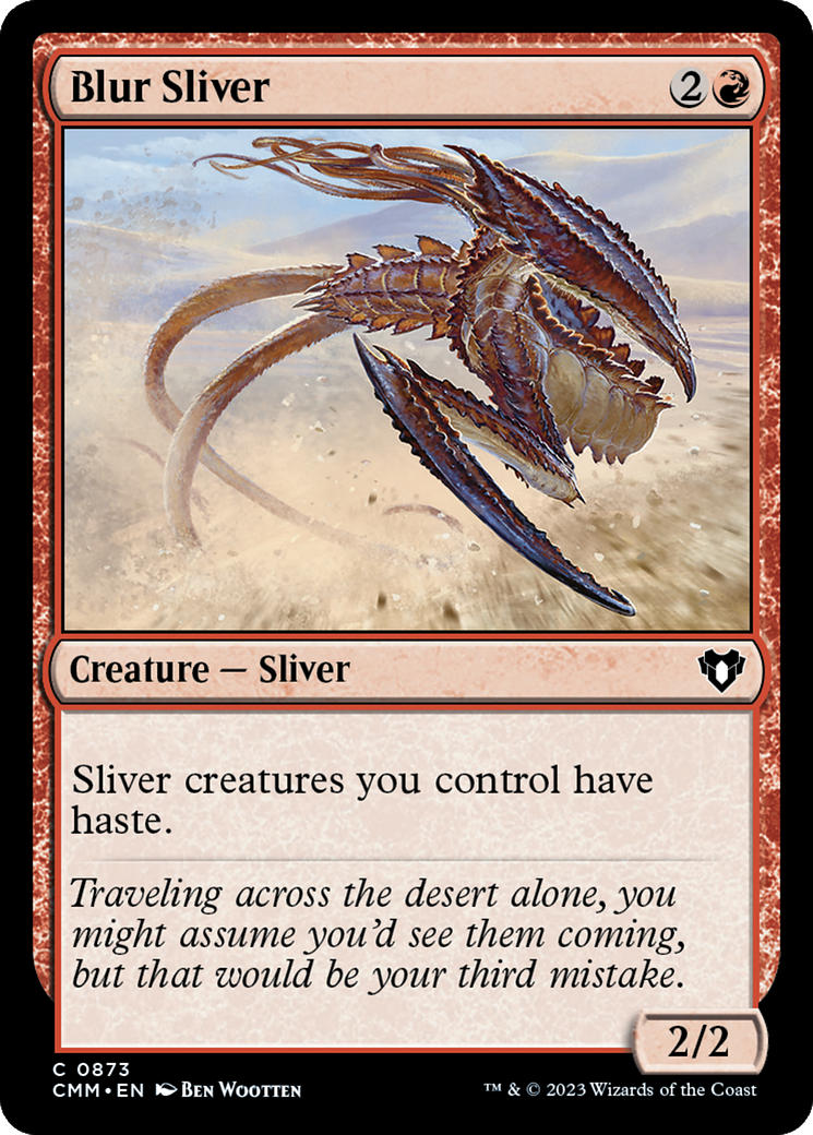 Blur Sliver [Commander Masters] | Grognard Games