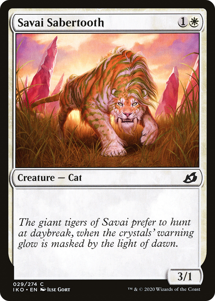 Savai Sabertooth [Ikoria: Lair of Behemoths] | Grognard Games