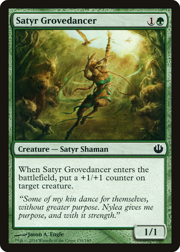 Satyr Grovedancer [Journey into Nyx] | Grognard Games