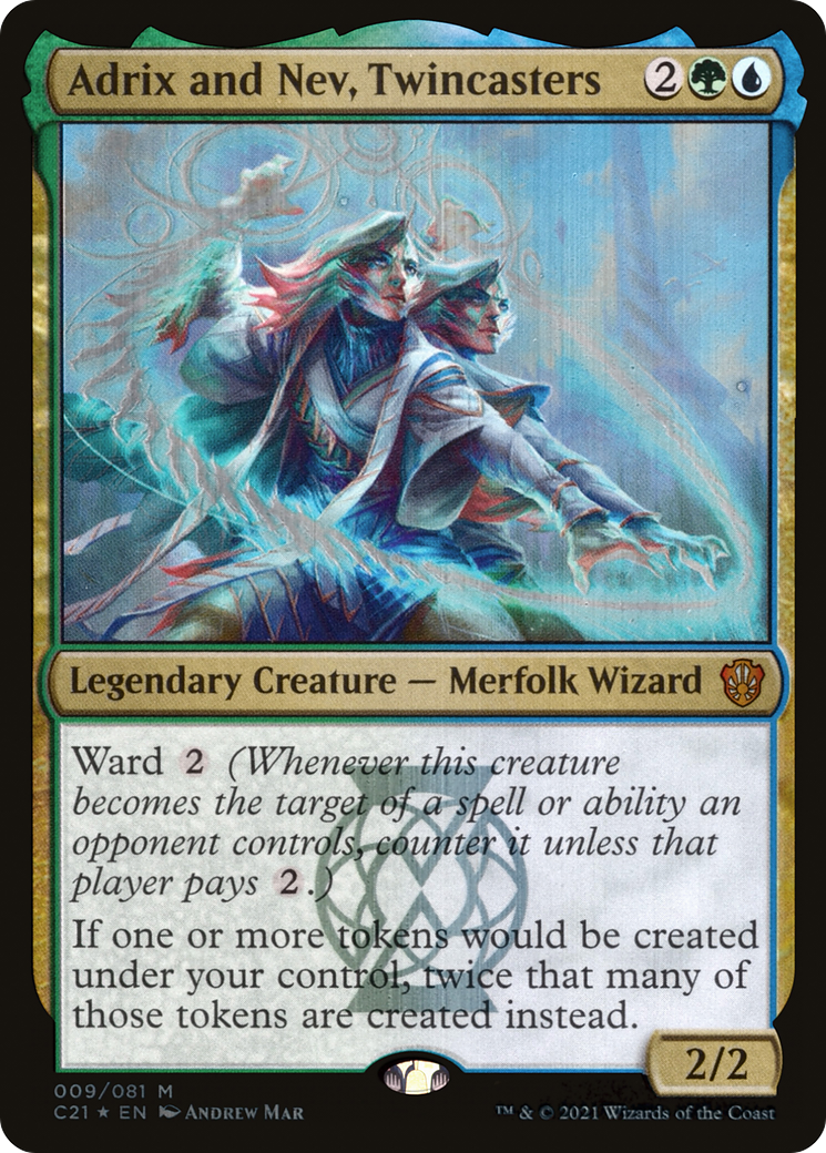 Adrix and Nev, Twincasters [Commander 2021] | Grognard Games