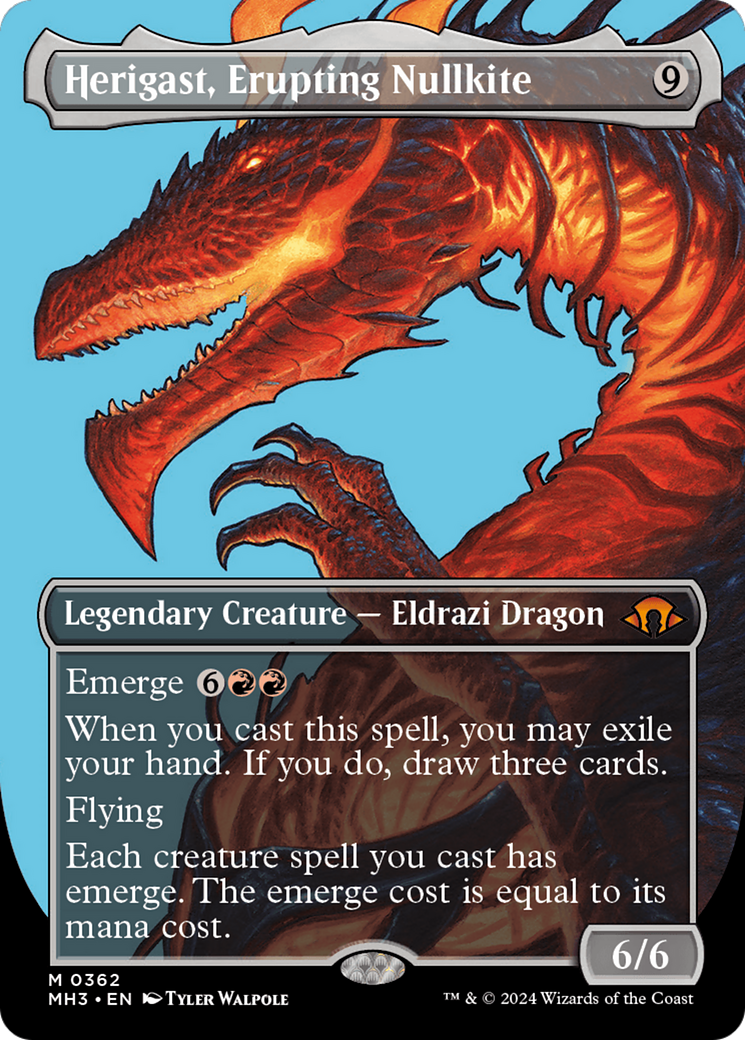 Herigast, Erupting Nullkite (Borderless) [Modern Horizons 3] | Grognard Games
