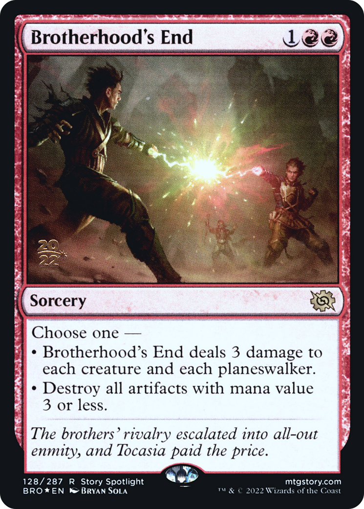 Brotherhood's End [The Brothers' War: Prerelease Promos] | Grognard Games