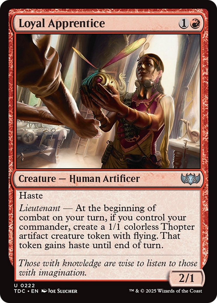 Loyal Apprentice [Tarkir: Dragonstorm Commander] | Grognard Games