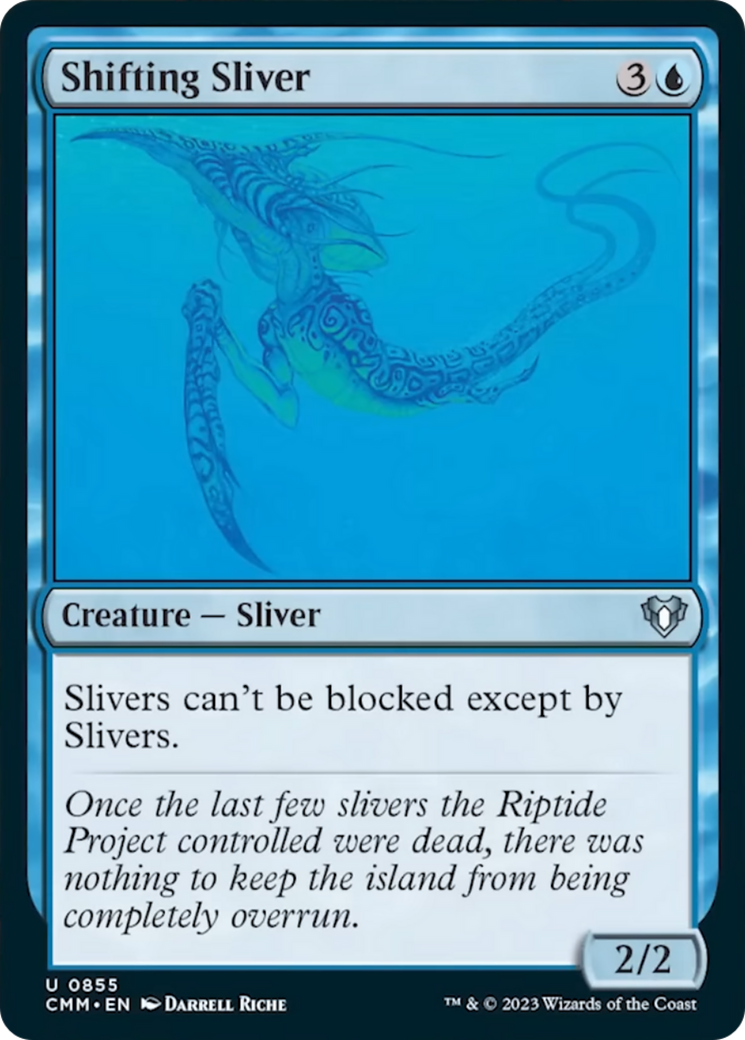 Shifting Sliver [Commander Masters] | Grognard Games