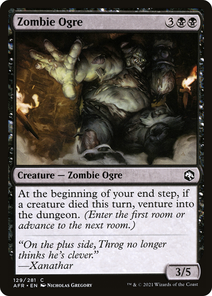 Zombie Ogre [Dungeons & Dragons: Adventures in the Forgotten Realms] | Grognard Games
