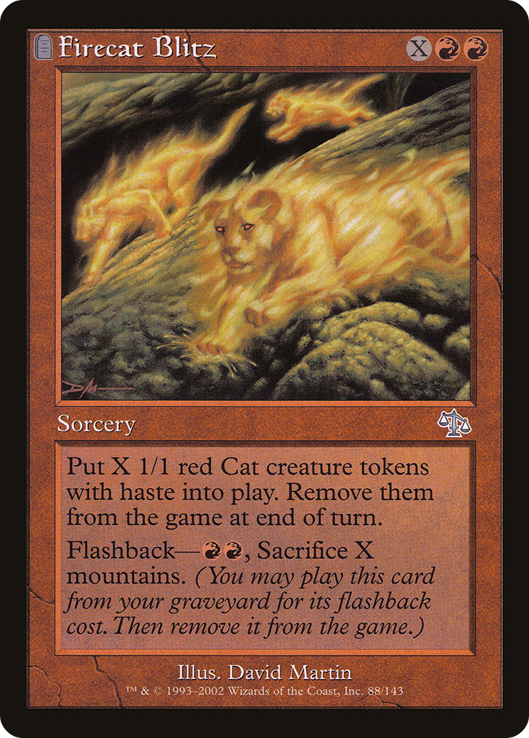Firecat Blitz (JUD-088) - Judgment: (tombstone) Foil | Grognard Games