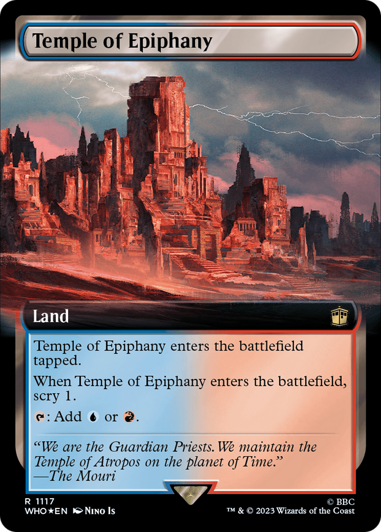 Temple of Epiphany (Extended Art) (Surge Foil) [Doctor Who] | Grognard Games