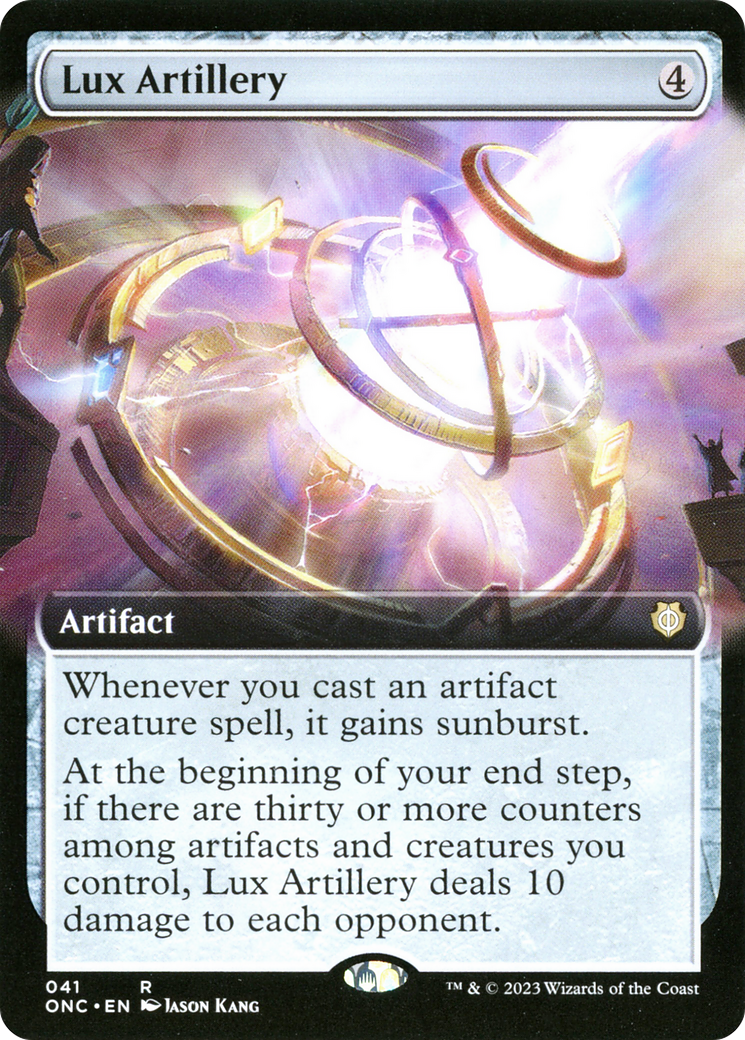 Lux Artillery (Extended Art) [Phyrexia: All Will Be One Commander] | Grognard Games