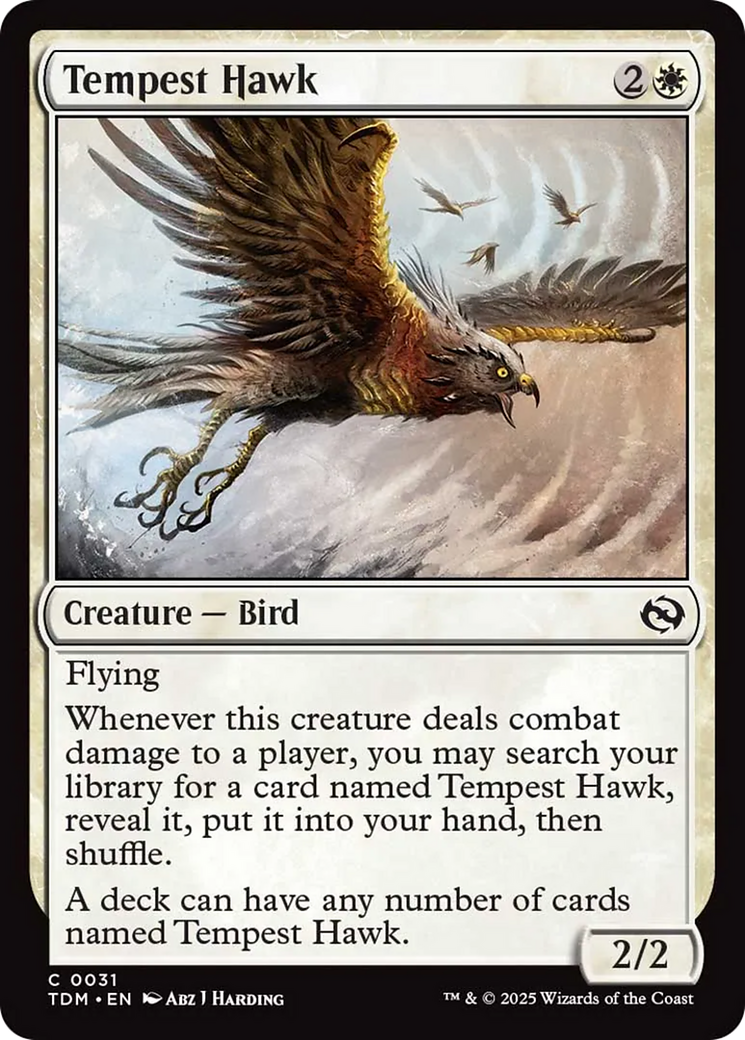 Tempest Hawk [Tarkir: Dragonstorm] | Grognard Games