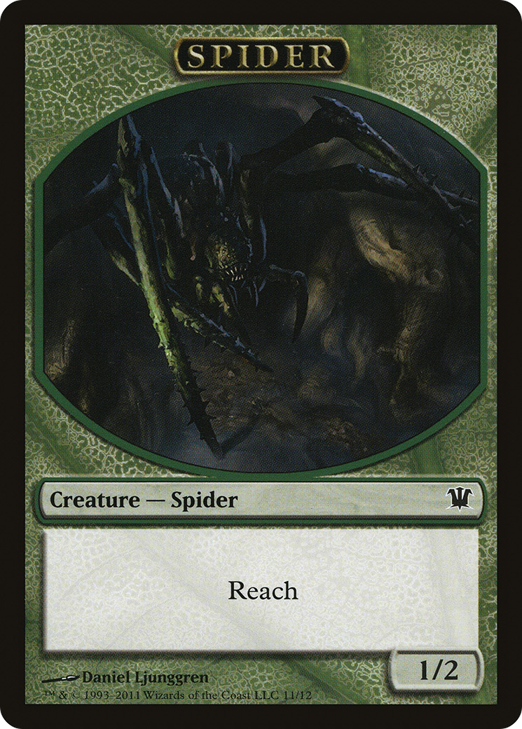 Insect // Spider Double-Sided Token [Innistrad Remastered Tokens] | Grognard Games