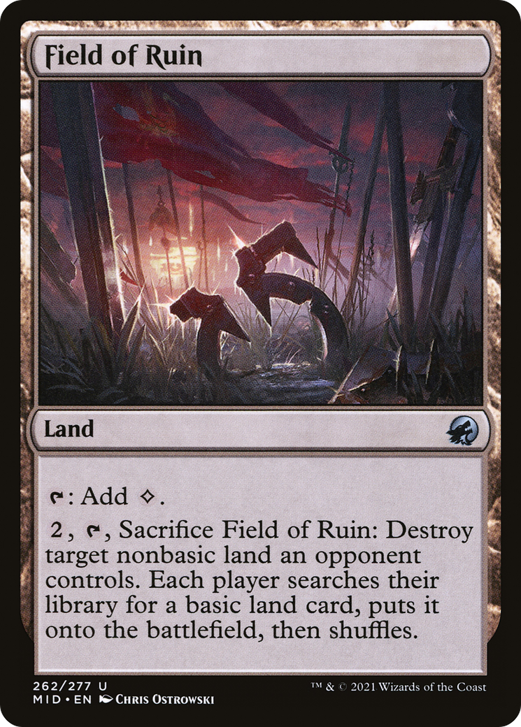 Field of Ruin [Innistrad: Midnight Hunt] | Grognard Games