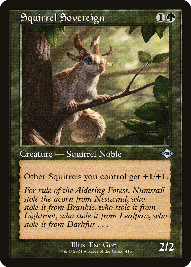 Squirrel Sovereign (Retro) [Modern Horizons 2] | Grognard Games