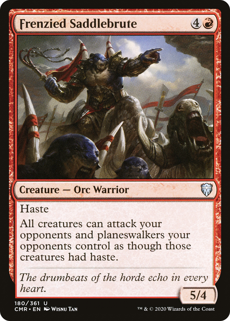 Frenzied Saddlebrute [Commander Legends] | Grognard Games