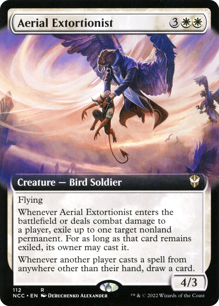 Aerial Extortionist (Extended Art) [Streets of New Capenna Commander] | Grognard Games