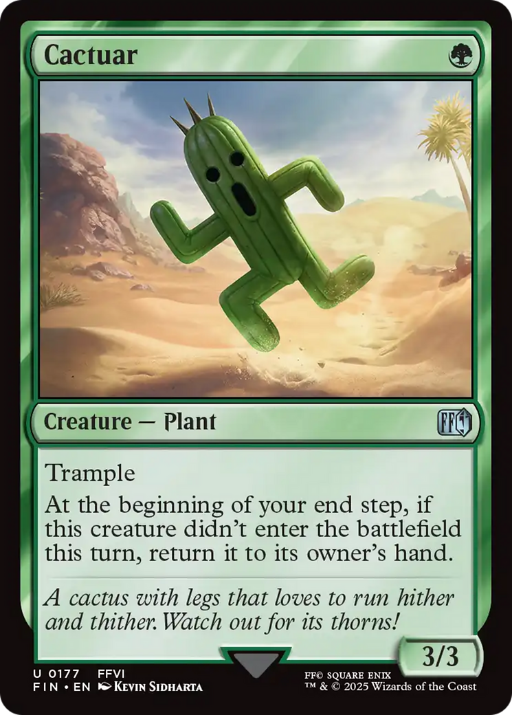 Cactuar (FIN-177) - FINAL FANTASY Foil | Grognard Games