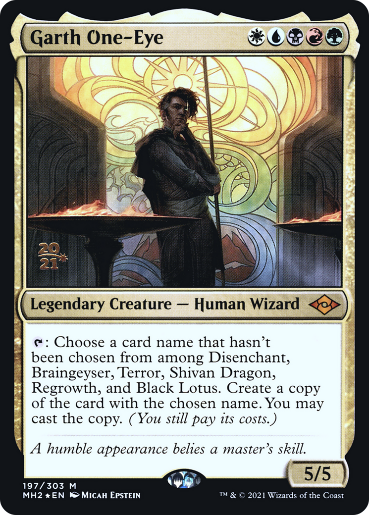 Garth One-Eye [Modern Horizons 2 Prerelease Promos] | Grognard Games
