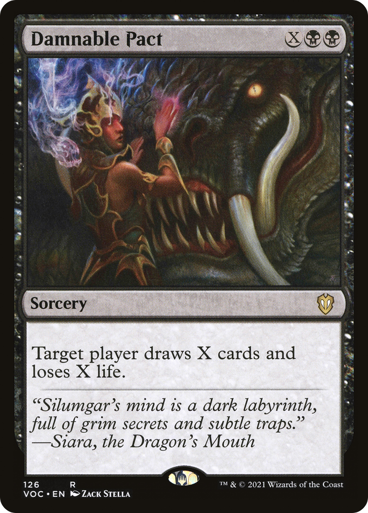 Damnable Pact [Innistrad: Crimson Vow Commander] | Grognard Games