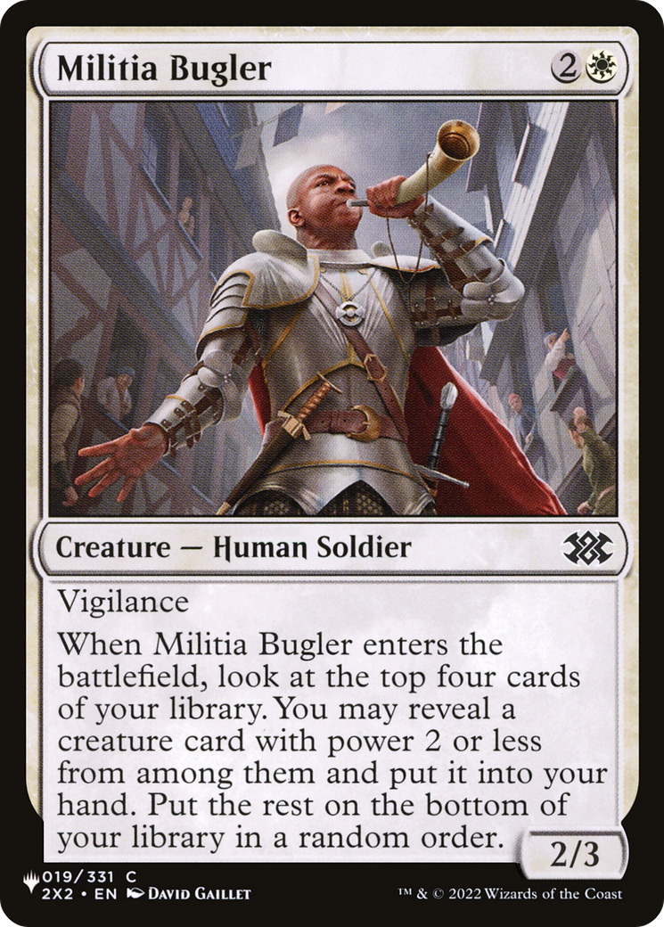 Militia Bugler [The List Reprints] | Grognard Games