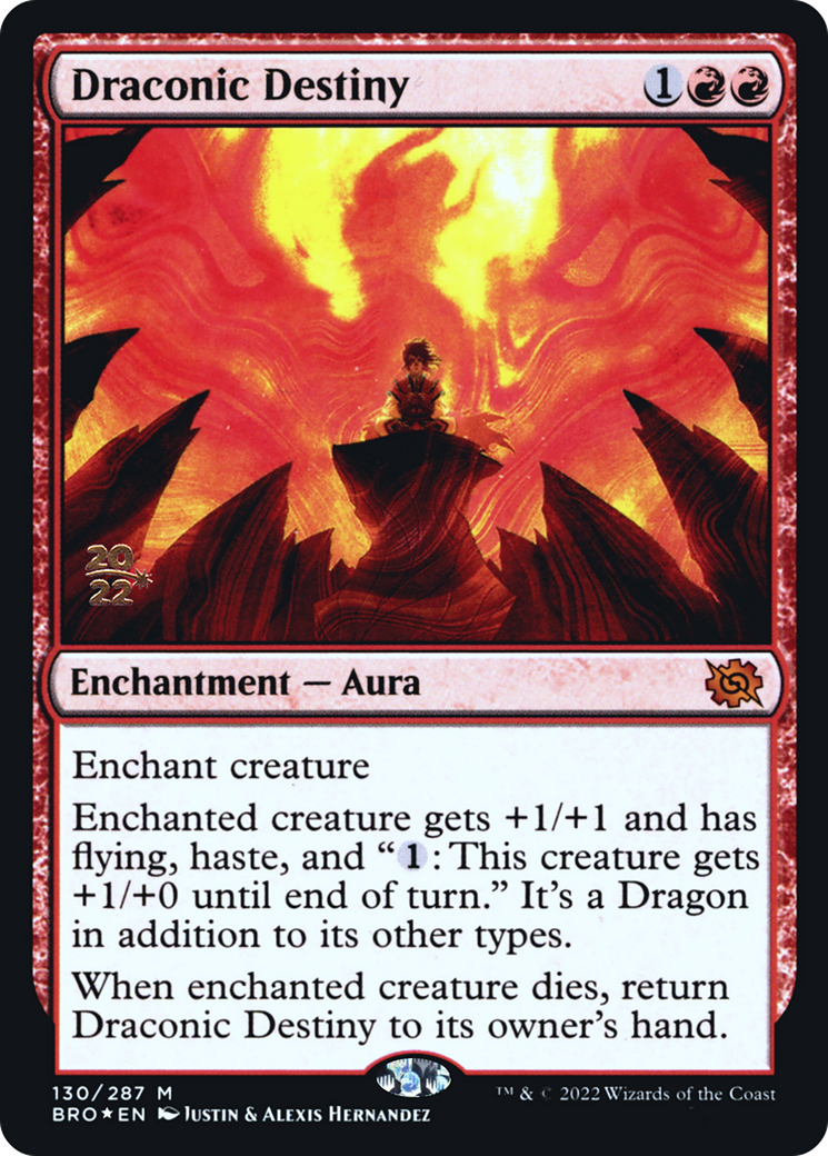 Draconic Destiny [The Brothers' War: Prerelease Promos] | Grognard Games