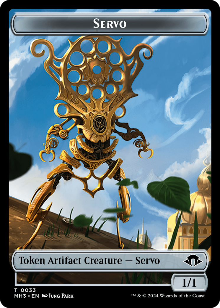 Servo // Insect (0025) Double-Sided Token [Modern Horizons 3 Tokens] | Grognard Games
