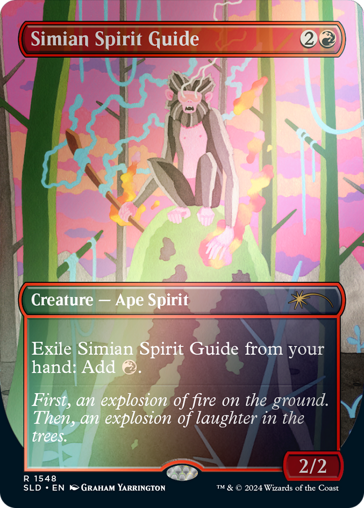 Simian Spirit Guide (Rainbow Foil) [Secret Lair Drop Series] | Grognard Games