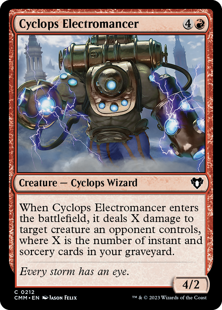 Cyclops Electromancer [Commander Masters] | Grognard Games