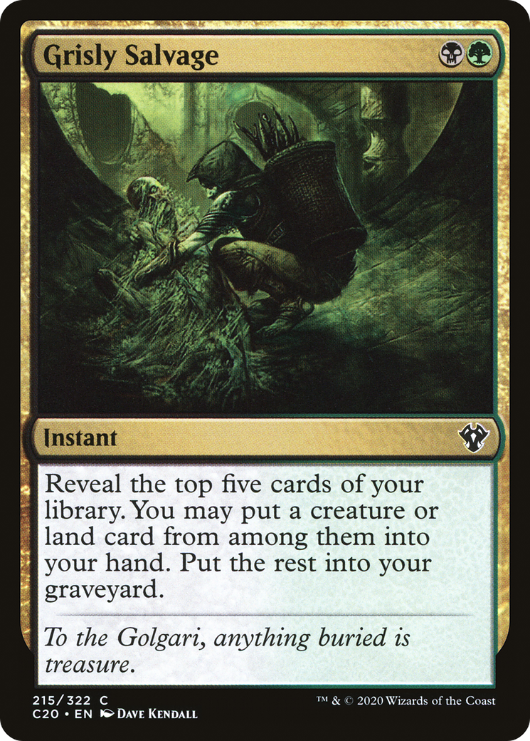 Grisly Salvage [Commander 2020] | Grognard Games