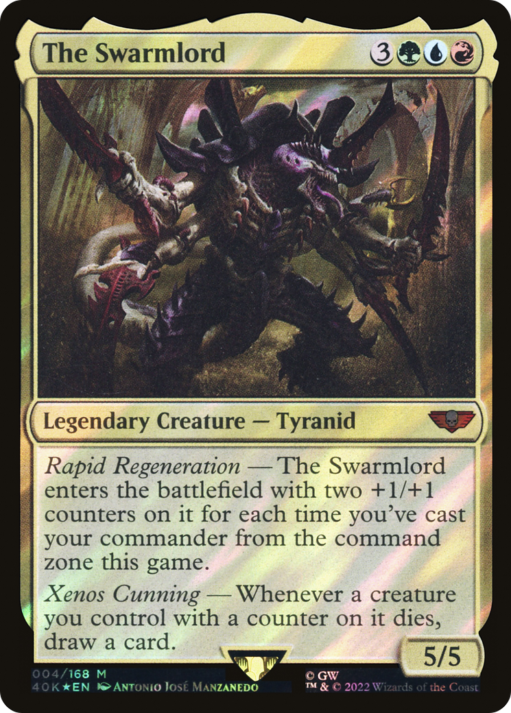 The Swarmlord (Surge Foil) [Universes Beyond: Warhammer 40,000] | Grognard Games