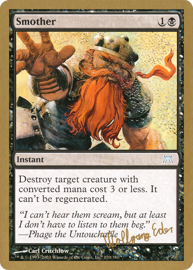 Smother (Wolfgang Eder) [World Championship Decks 2003] | Grognard Games