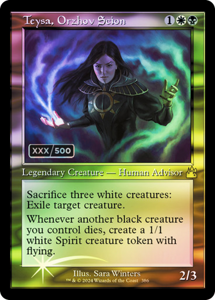 Teysa, Orzhov Scion (Retro) (Serialized) [Ravnica Remastered] | Grognard Games