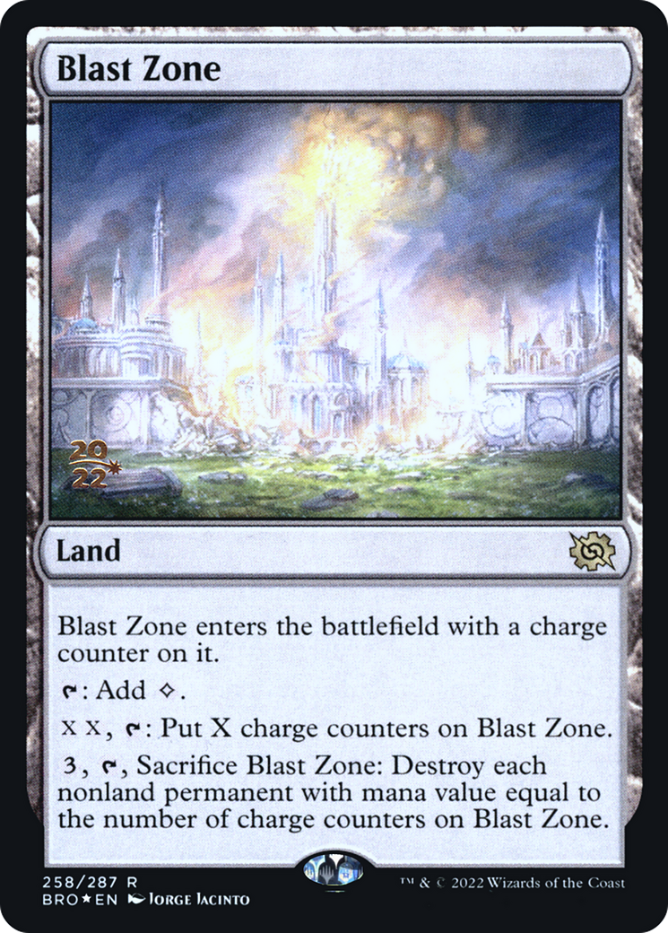 Blast Zone (258) [The Brothers' War: Prerelease Promos] | Grognard Games