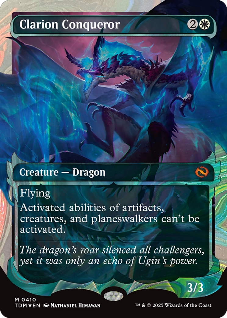Clarion Conqueror (Showcase) (Halo Foil) [Tarkir: Dragonstorm] | Grognard Games