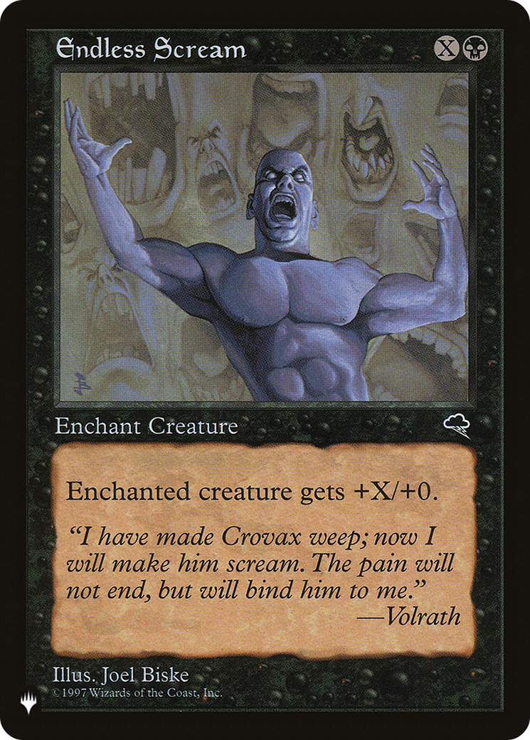 Endless Scream [The List] | Grognard Games
