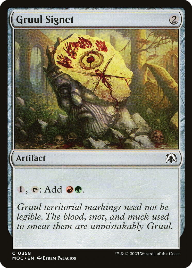 Gruul Signet [March of the Machine Commander] | Grognard Games