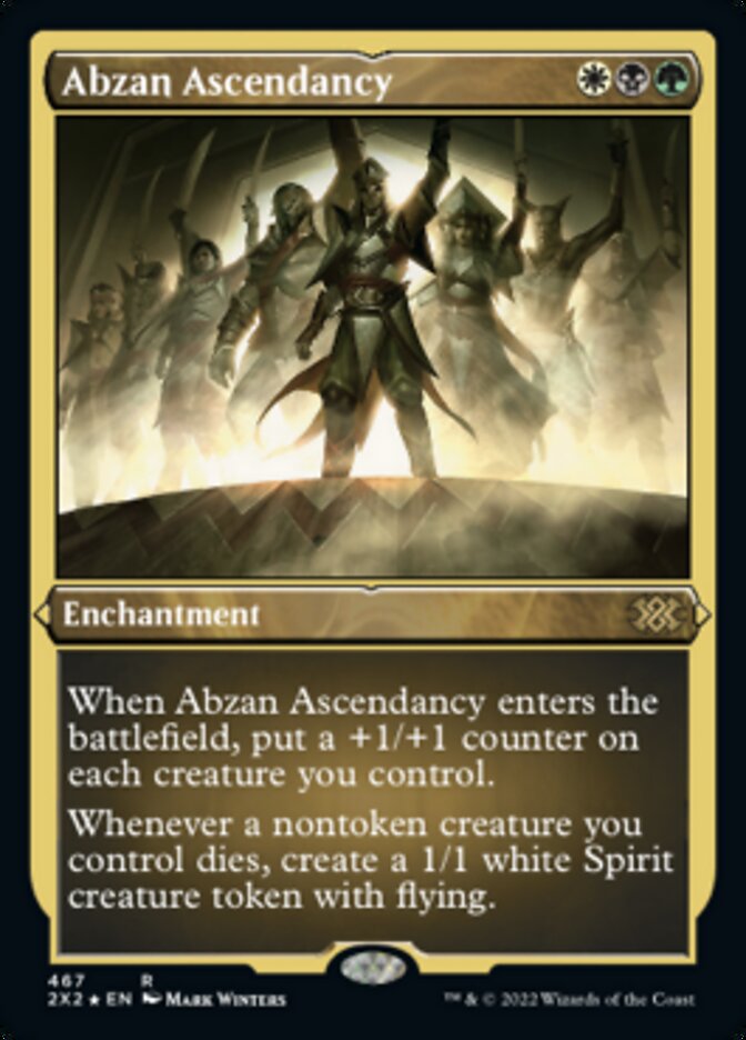 Abzan Ascendancy (Foil Etched) [Double Masters 2022] | Grognard Games