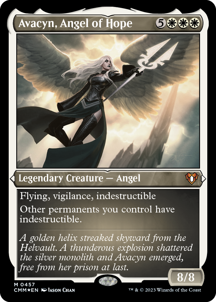 Avacyn, Angel of Hope (Foil Etched) [Commander Masters] | Grognard Games