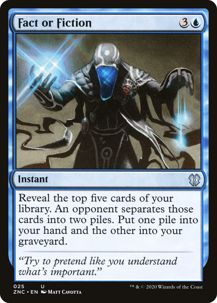 Fact or Fiction [Zendikar Rising Commander] | Grognard Games